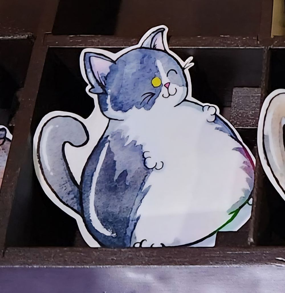 Chonk stickers tuxedo